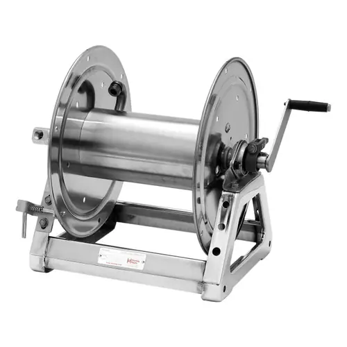Hannay Reels 1500 Series 1/2 in. x 300 ft. Stainless Steel Manual Rewind Reel SS1526-17-18