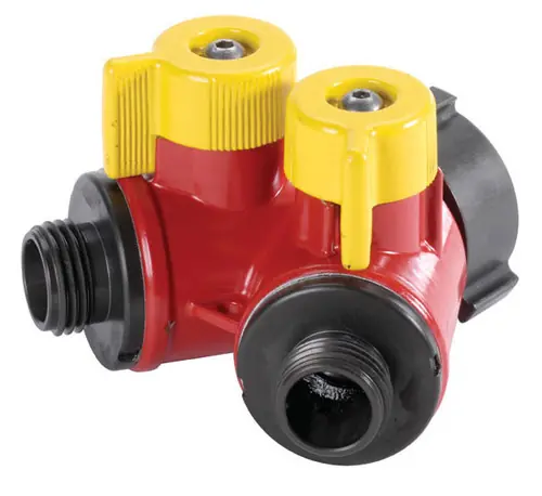 2 Way BiPok Wildland Valve 1.5" F NST Inlet X (1) 1.0" M NST Outlet - 1.5" - 1.0"/1.5" - Short