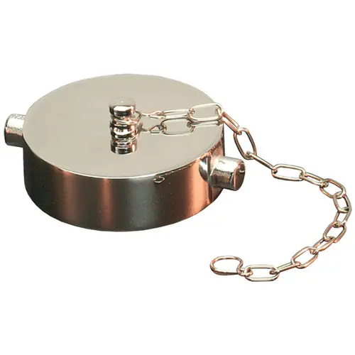 2 1/2 in. NH(NST) Dixon Brass Cap & Chain - Pin Lug (Polished)