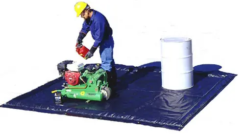Ultra-Containment Berm Foam Wall Model - Foam Wall Ultra-Containment Berm - 7 ft. 10 in. x 9 ft. x 2 in. - 55 gallons