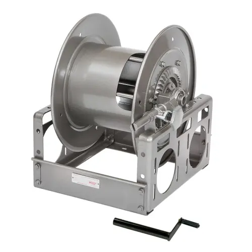 Hannay Reels 1 1/2 in. Series Manual Rewind Reel, Reel Only, 1 1/2 in. x 100 ft., 40-19-21