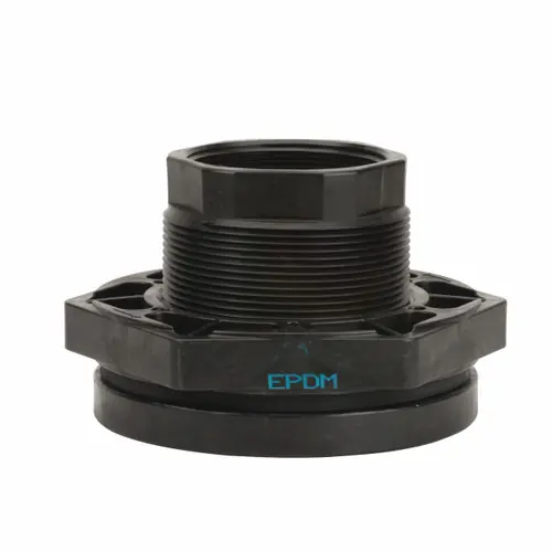 Banjo 4 in. Poly Bulkhead EPDM Tank Fitting