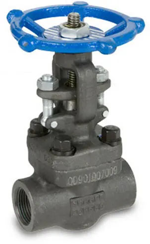 Sharpe Carbon Steel Class 800 Gate Valve - Threaded or Socket Weld - 1 1/2 in. - Socket Weld - 100