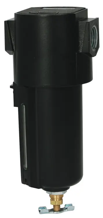 Dixon Wilkerson 1/2 in. F16 Compact Filter with Metal Bowl - Manual Drain
