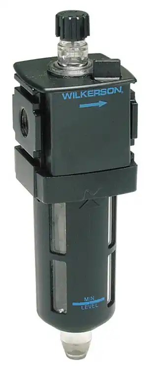 Dixon Wilkerson 1/4 in. L08 Miniature lubricator with Transparent Bowl