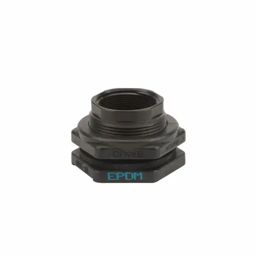 Banjo 2 in. Poly Bulkhead EPDM Tank Fitting