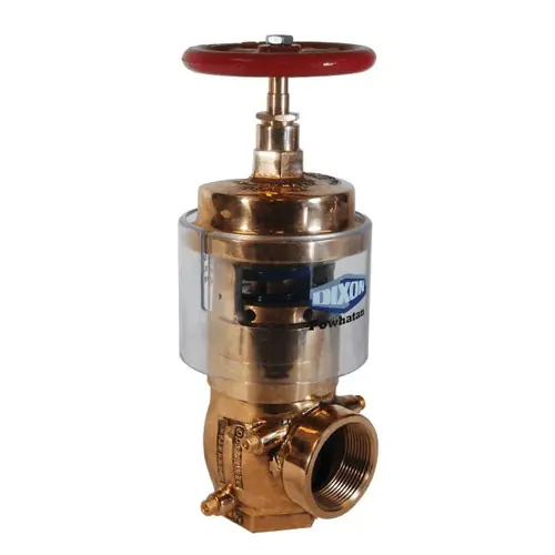 Dixon Powhatan Field Adjustable Pressure Reducing Brass Hose Valves - Angle - 2 1/2" - Female 2 1/2" NPT - 400