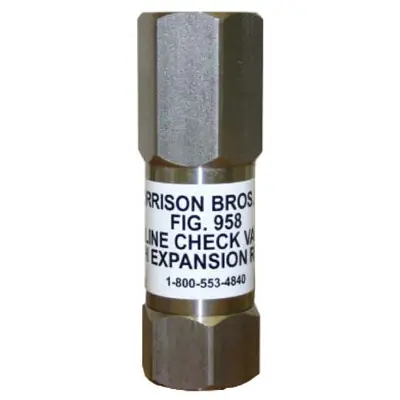 Morrison Bros. Fig. 958 1/2 in. NPT In-Line Check Valve