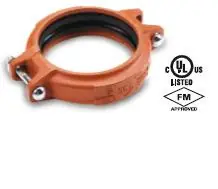 Smith Cooper 1 1/2 in. Lightweight Flexible Coupling w/ Triple Seal Gasket - Fig. 65LFTRI