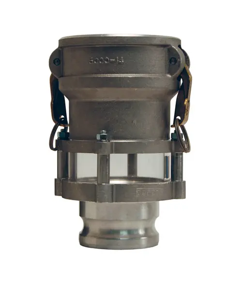 Dixon 3 in. x 3 in. Aluminum Coupler x Adapter In-Line Sight Glass