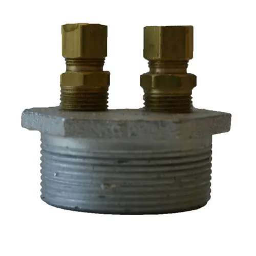 Morrison Bros. 184D Series 4 in. x 3/4 in. x 3/4 in. Duplex Bushings w/ Fittings