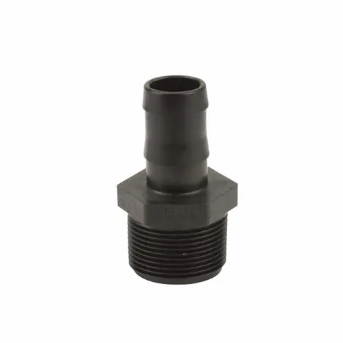 Banjo Poly 1 1/4 in. NPT x 1 in. Straight Hose Barb - Sch. 80