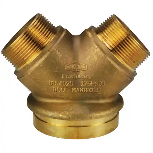 Dixon 6 in Female NPT x 2 1/2 in. Male NH (NST) Two Way Male Outlet Back Outlet