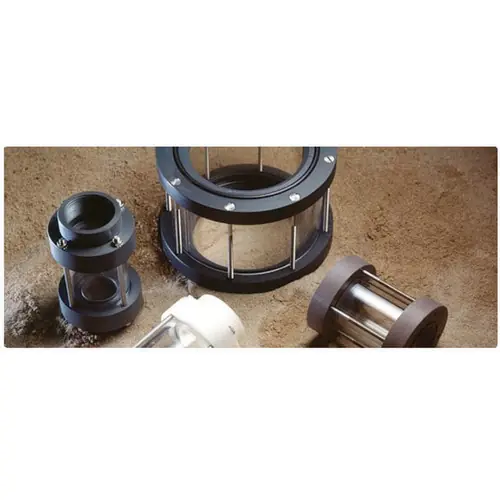 Plast-O-Matic 3/4 in. PVC Series GY Double Wall Threaded Sight Flow Glasses