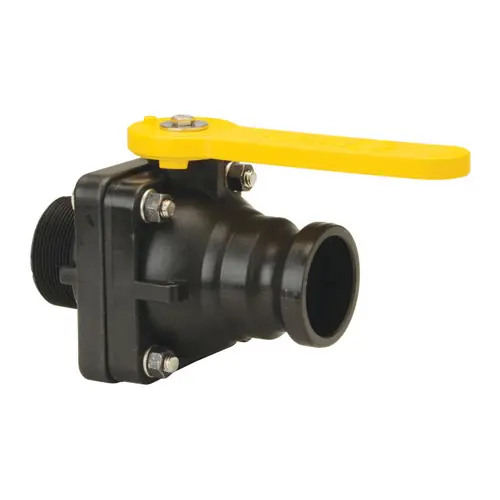 Banjo Stubby Valve 2 in. Full Port Ball Valve - 2 in. Male Adapter x 2 in. Male NPT