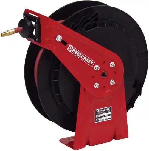 Reelcraft 1/4 in. x 35 ft. Series RT Lightweight Air Hose Reel - Reel & Hose