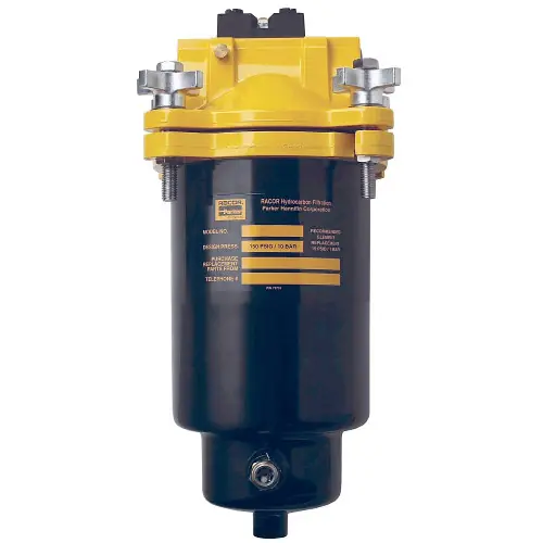Racor FBO-10 Filter Assembly w/ Differential Pressure Gauge, Sight Glass, & Drain Valve