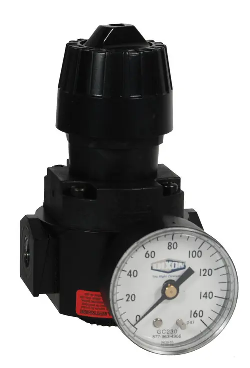 Dixon Wilkerson 3/8 in. R16 High Pressure Compact Regulator With Gauge
