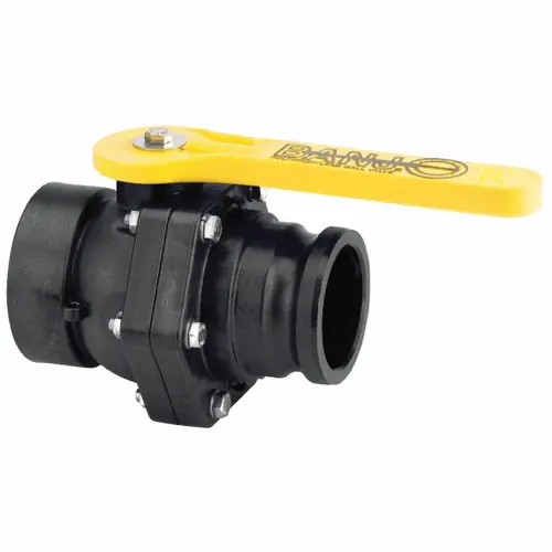 Banjo 3 in. Manifold Stubby Valve Flange - Standard Port Flange x Male Adapter