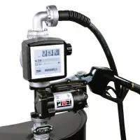 PIUSI EX50 12V DC Fuel Transfer Pump - 15 GPM - EX50 Pump with Auto Nozzle & Meter