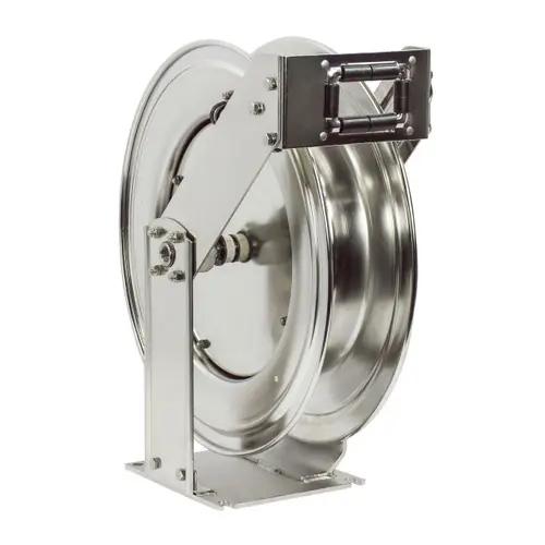 Coxreels T Series Stainless Steel Hose Reel - Reel Only - 3/8 in. x 75 ft.