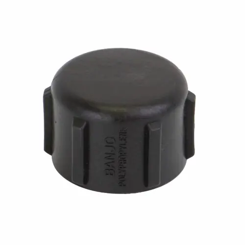 Banjo 1 1/4 in. Poly Pipe Cap - Sch. 80