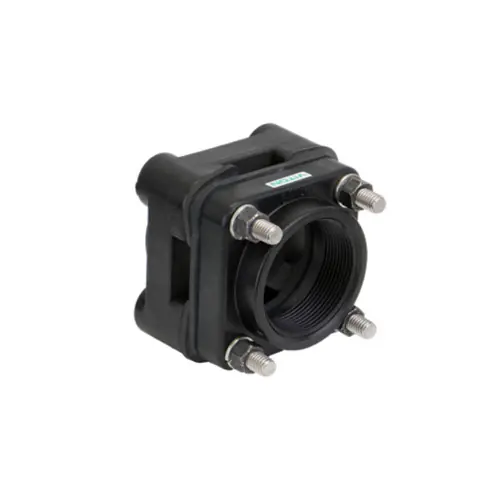 Banjo Poly 2 in. x 2 in. Threaded Bolted Bottom Drain Tank Flange w/FKM Seal