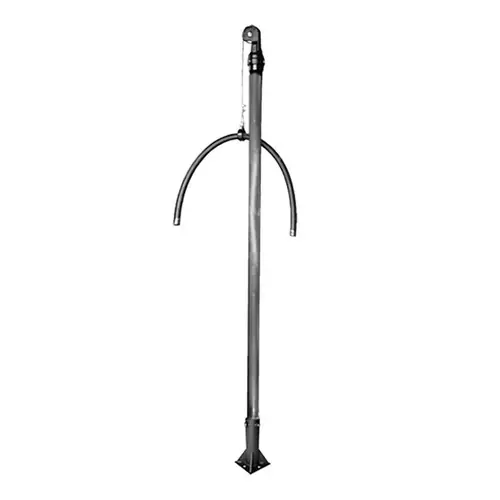 Morrison Bros. Aluminum Coxial 610XB Hose Retriever with Square Base - 90 in. Height