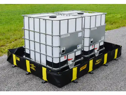 Justrite Rigid-Lock QuickBerm - 2990 Gallons - 20 ft x 20 ft x 12 in