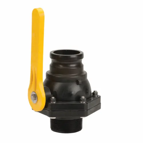 Banjo 3 in. 6 Bolt Full Port Stubby Ball Valves - Male NPT x Male Adapter