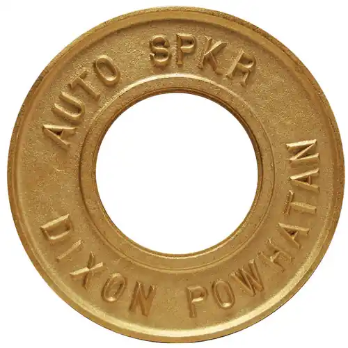 Dixon 2 1/2 in. Pipe Round Identification Auto-Sprinkler Plate