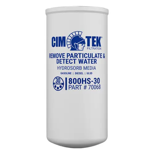 Cim-Tek 70068 800HS-30 30 Micron Water Detection Particulate Fuel Filter