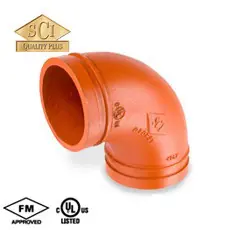 Smith Cooper COOPLOK 14 in. Grooved 90° Elbow - Standard Radius - Fig. 65E