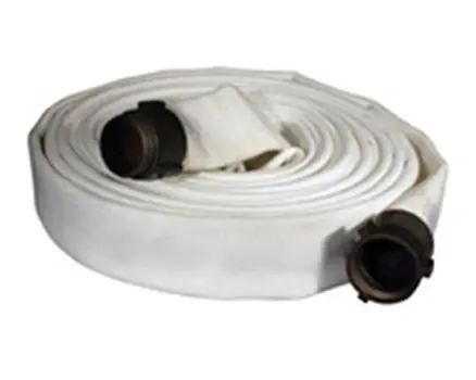 Dixon Powhatan 1 in. Single Jacket All-Polyester Fire Hose w/ NH (NST) Rocker Lug Aluminum Couplings