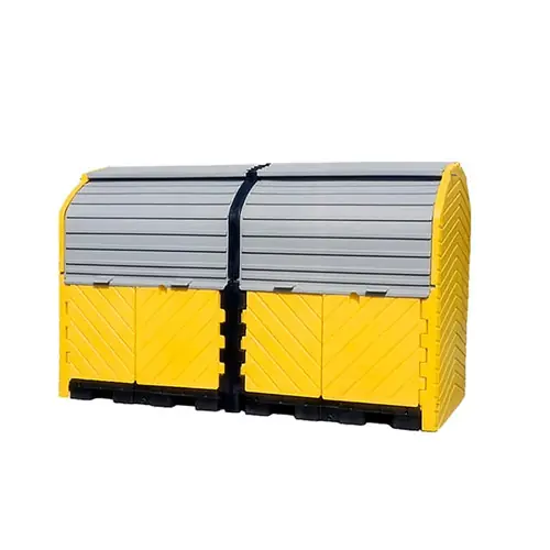 UltraTech 9650 Hard Top Plus Spill Pallet 8 Drum No Drain
