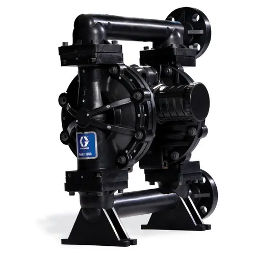Graco Husky 1050 1 in. Flange PVDF Air Diaphragm Pump w/ PTFE Diaphragms & Balls, Stainless Steel Seats