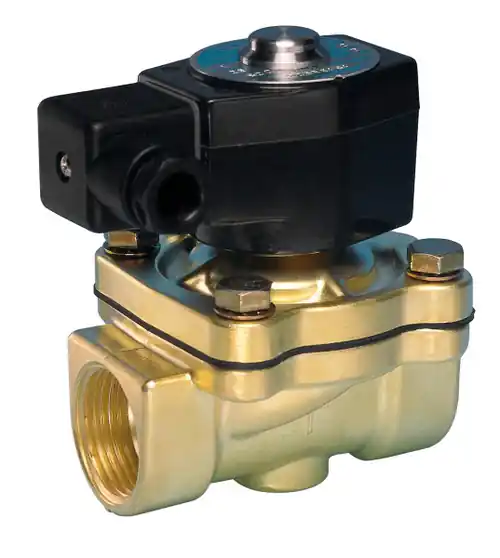 Jefferson Valves 1335 Series Brass Explosion Proof Normally Closed 2-Way Solenoid Valves - 3/4 in., 24V DC Voltage