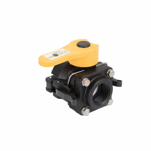 Banjo 1 1/2 in. Female Dry-Mate x 1 1/2 in. Female NPT Valve w/ FKM Seals
