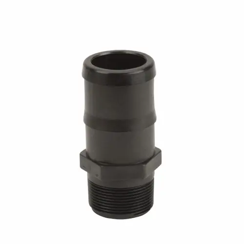 Banjo Poly 1 1/2 in. NPT x 2 in. Straight Hose Barb - Sch. 80