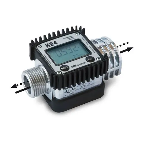 PIUSI K24 1 in. NPT Fuel Turbine Meter w/ Instant Flow Rate