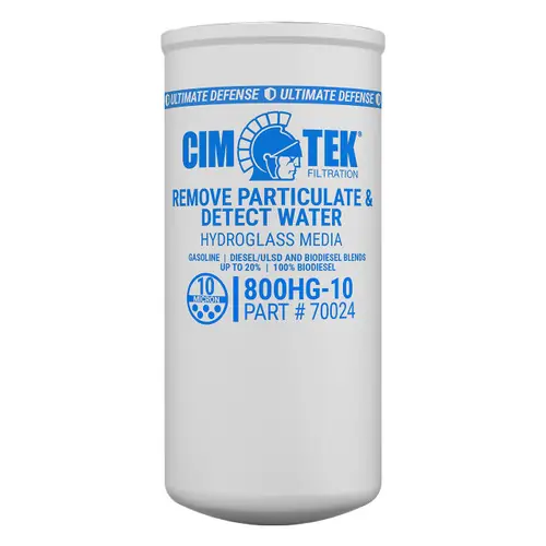 Cim-Tek 70024 800HG-10 10 Micron Water Detection Particulate Fuel Filter