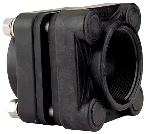 Banjo 2 in. x 2 in. Full Port Polypropylene Bolted Tank Flanges w/ FKM Seals