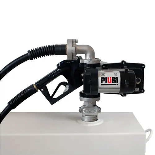 PIUSI EX50 12V DC Fuel Transfer Pump - 15 GPM - EX50 Pump with Hose & Auto Nozzle