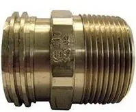 Marshall Excelsior LP Gas 1 3/4 in. Male Acme x 1 1/4 in. MNPT Brass Adapter