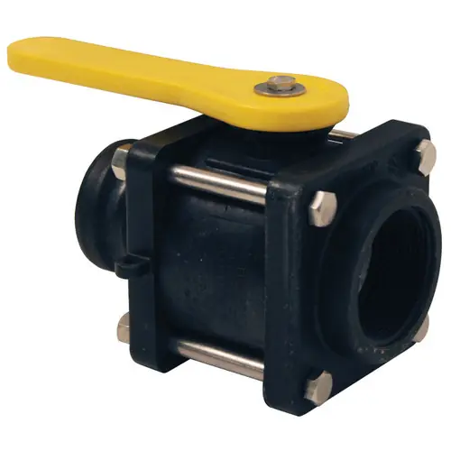 Dixon 2 in. Polypropylene Compact Bolted Ball Valves w/ Female NPT x Male NPT Threading