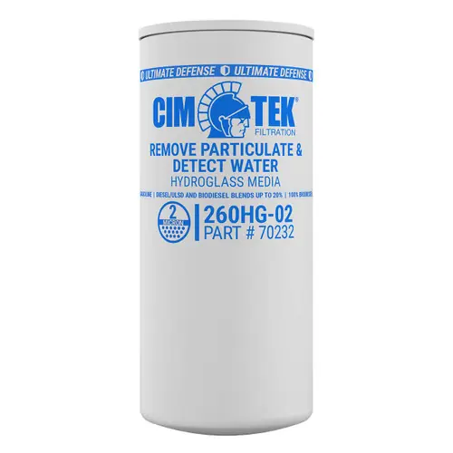 Cim-Tek 70232 260HG-02 2 Micron Water Detection Particulate Fuel Filter