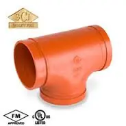 Smith Cooper 3 in. Grooved Tee - Short Radius - Fig. 65TS