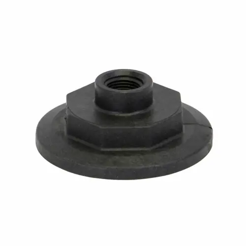 Banjo Solid Poly 2 in. SP Flange Plug with 3/8 in. FPT w/Gauge Port