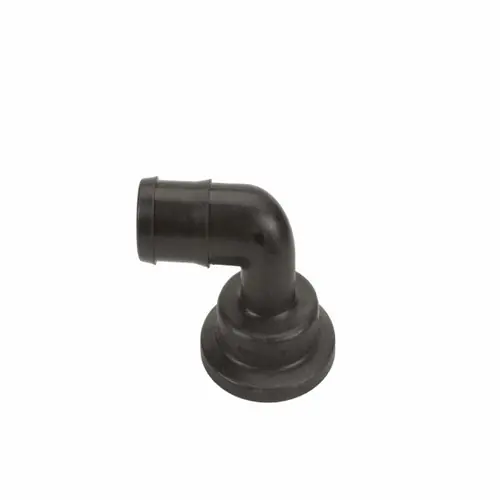 Banjo Poly 2 in. Standard Port Flange x 1 1/4 in. Hose Barb 90° Elbow