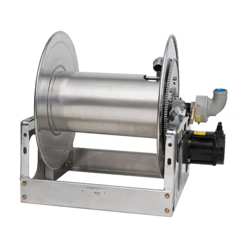 Hannay Reels Super Booster® SBEPFF20-33-34 Aluminum Reel for Large Booster/Collapsible Hose, 12V DC Electric Rewind, Reel Only